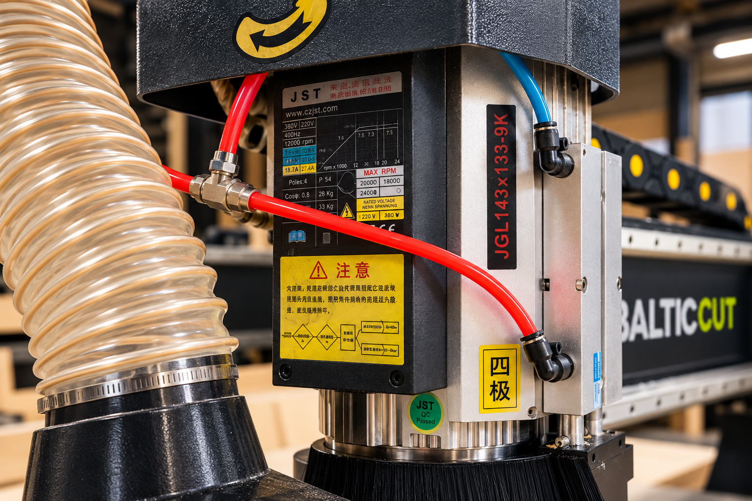 JST spindel · 7,5 kW